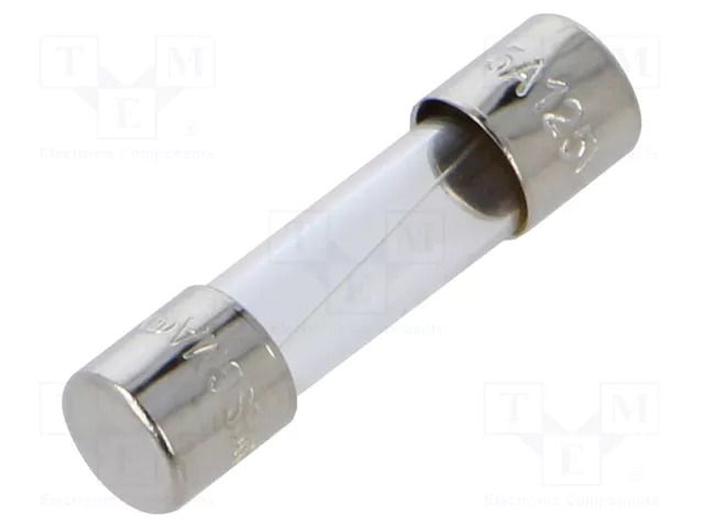 Fuse: fuse; 5A; 250VAC; quick blow; cylindrical,glass; 5x20mm EATON/BUSSMANN BK-GDB-5A