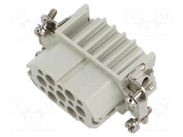 Connector: HDC; contact insert; female; CD; PIN: 15; 10A; 600V; 15+PE ILME CDF15