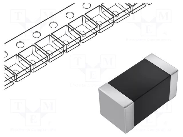 Inductor: ferrite; SMD; 0603; 6.8uH; 15mA; 1.3Ω; ±10%; -55÷125°C TDK MLF1608E6R8KTA00