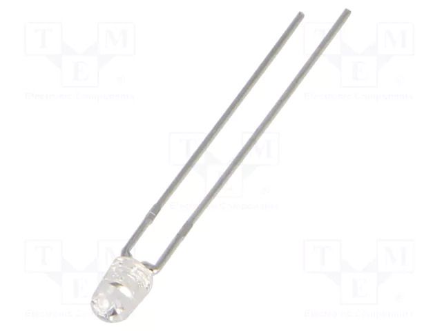 LED; red; 3mm; No.of term: 2 EVERLIGHT 264-7SDRC/S530-A3L