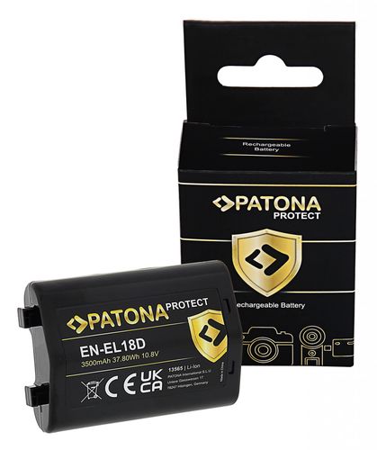 PATONA PROTECT Battery f. Nikon Z9 D6 EN-EL18D with high quality LG cells, PATONA 13565 4055655232579