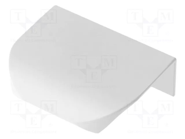 Holder; aluminium; white; H: 17mm; L: 50mm; W: 40mm; Holes pitch: 32mm GTV Poland GTV-UA-HEXA-32-10M