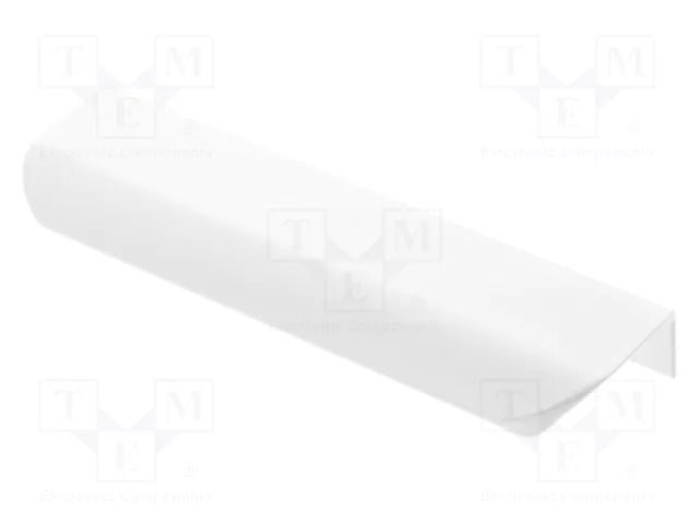 Holder; aluminium; white; H: 17mm; L: 150mm; W: 40mm; HEXA GTV Poland GTV-UA-HEXA-96-10M