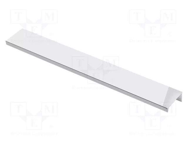 Holder; aluminium; chromium plated; H: 17.4mm; L: 290mm; W: 40mm GTV Poland GTV-UA-HEXI-256-01