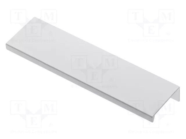 Holder; aluminium; white; H: 17.4mm; L: 290mm; W: 40mm; HEXI GTV Poland GTV-UA-HI-256-10M