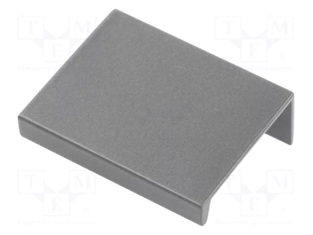 Holder; aluminium; anthracite; H: 17.4mm; L: 50mm; W: 40mm; HEXI GTV Poland GTV-UA-HEXI-60