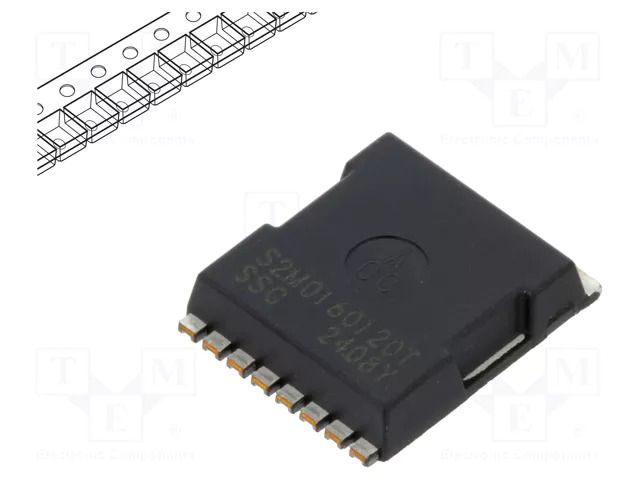Transistor: N-MOSFET; SiC; unipolar; 1.2kV; 12A; Idm: 40A; 121W; TOLL SMC DIODE SOLUTIONS S2M0160120T-SMC