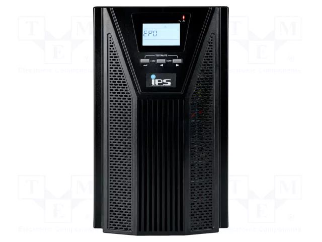 Power supply: UPS; 2.7kW; 3kVA; 230V; EPO,IEC C13 x6,USB B socket IPS TS1-ON-3K0-MC-8X9