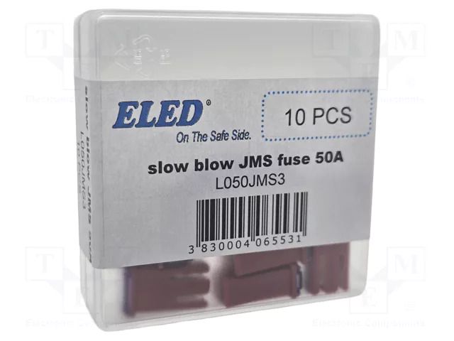 Fuse: fuse; 50A; automotive; 10.7mm; 10.7x7.7x17.5mm ELED L050JMS3