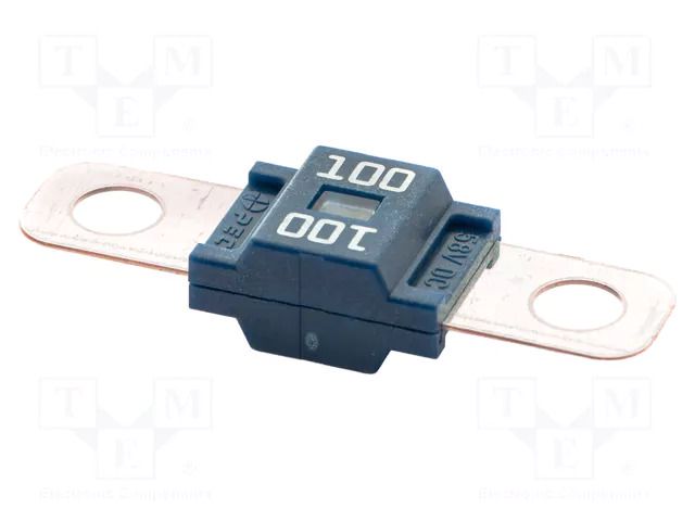 Fuse: fuse; 100A; 58VDC; automotive; 41mm; M5 screw; 41x12mm ELED MDP100