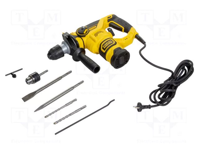 Fixing hammer; electric; 1.25kW; 230VAC; 4100/min; 3.5J; 0÷8500rpm STANLEY STL-FME1250K-QS