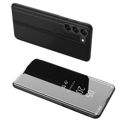 Clear View Case cover for Samsung Galaxy S23+ flip cover black, Hurtel 9145576270264