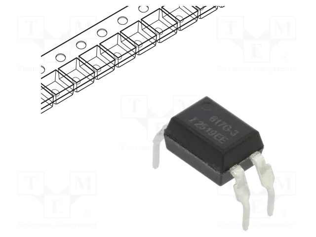 Optocoupler; THT; Ch: 1; OUT: transistor; CTR@If: 100-200%@10mA ISOCOM SFH617G-3