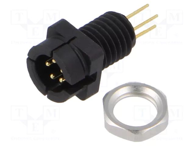 Connector: circular; 60V; 3A; PIN: 5; socket; male; THT; IP40; 709,719 BINDER 09-9791-20-05