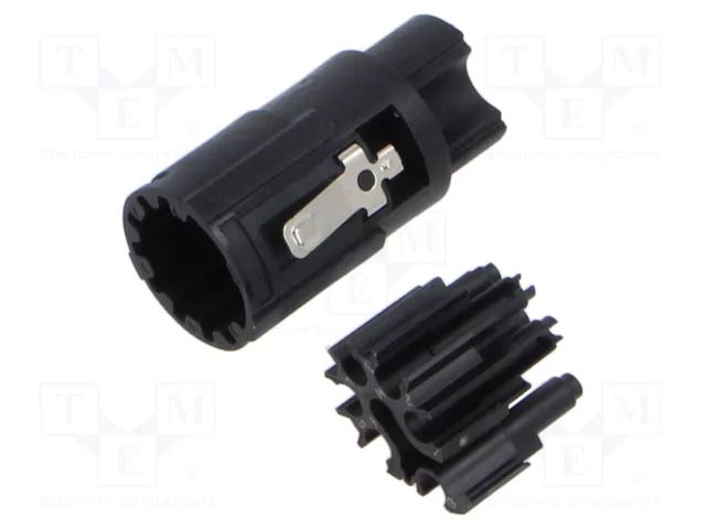 Connector: M17; female; contact insert; M17; PIN: 9(4+5); crimped HARTING 21175300000