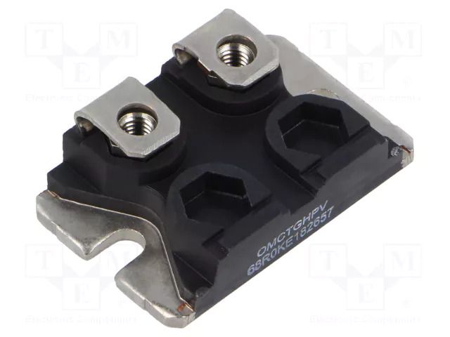 Resistor: thick film; screw; 68Ω; 600W; ±10%; 1kVDC; 38x24.9x12mm OHMITE TGHPV68R0KE