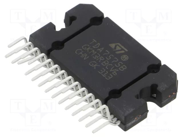 IC: audio amplifier; Pout: 75W; I2C; 8÷18VDC; Ch: 2; Amp.class: AB STMicroelectronics TDA7575B