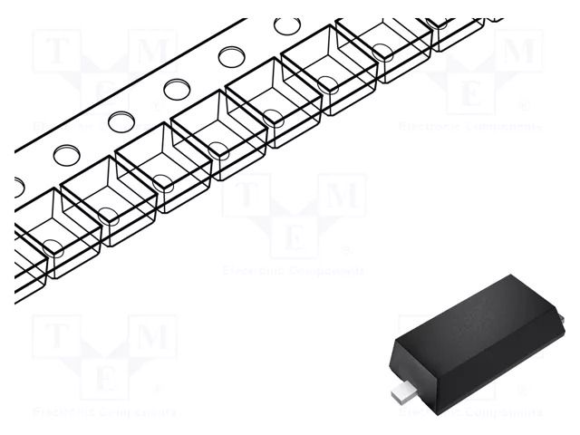Diode: TVS; 40W; 6V; bidirectional; SOD523; reel,tape; Ch: 1; ESD EATON ELECTRONICS STS521050B250-EA