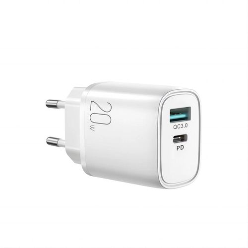 Joyroom fast charger USB-A QC3.0 / USB-C PD 20W white (L-QP2011), Joyroom 6941237186089 6941237186089