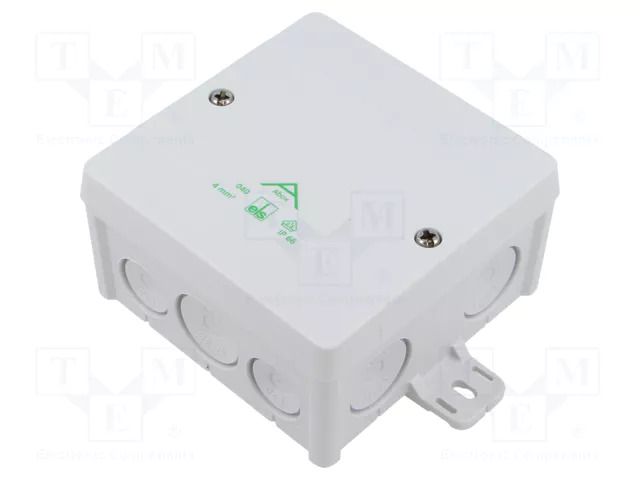 Enclosure: junction box; X: 102mm; Y: 102mm; Z: 57mm; IP66; grey; ABOX SPELSBERG ABOX-040-AB-L-NEW