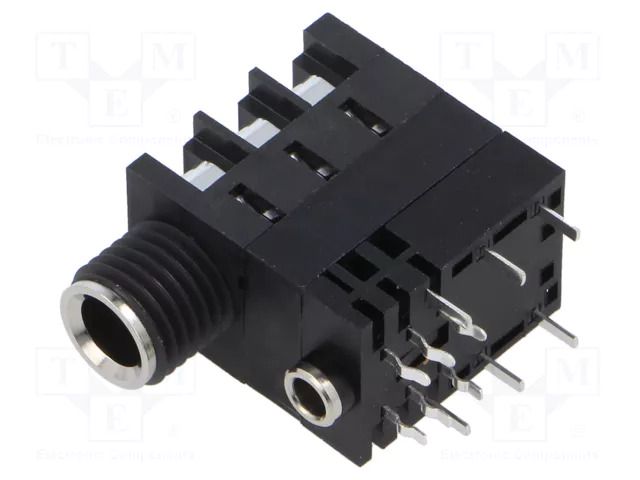 Connector: Jack 3,5mm + Jack 6,3mm; socket; female; ways: 3; THT AMPHENOL ACJS-MHD985