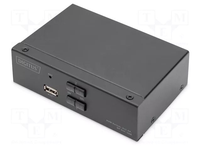 Device: KVM switch; black; USB 2.0; 4K,UHD 2160p DIGITUS DS-12851