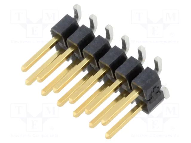 Connector: pin strips; pin header; male; PIN: 12; vertical; SMT SAMTEC TSM-106-01-L-DV-P