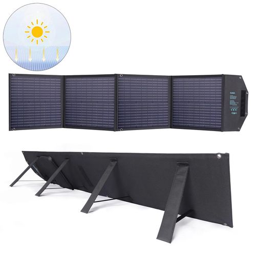 Choetech SC009-V2 solar foldable charger 100W USB-C / 2x USB-A PD QC - black, Choetech 6932112103727 6932112103727