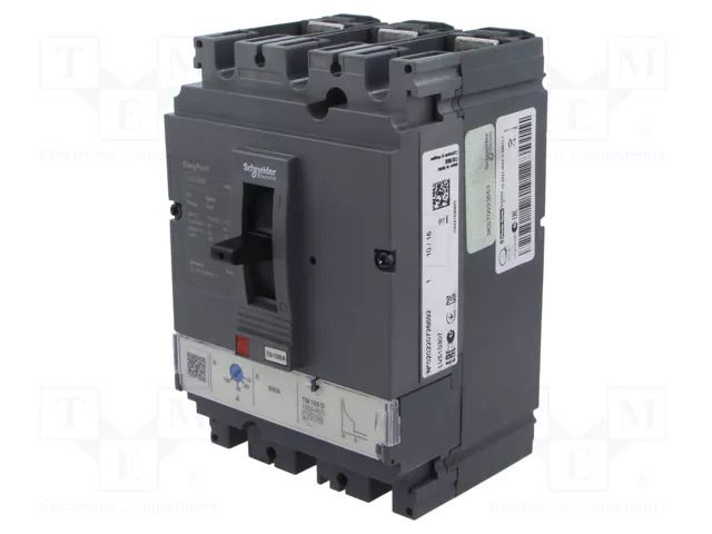 Power breaker; Poles: 3; screw type; Inom: 100A; IP40; -25÷70°C SCHNEIDER ELECTRIC LV510307