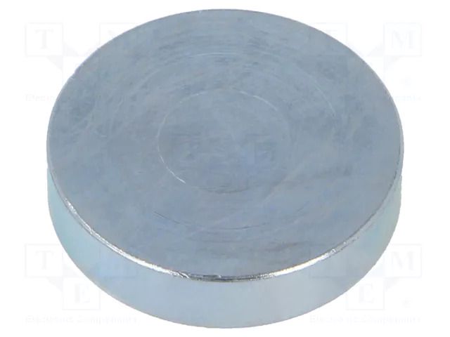 Magnet: permanent; samarium, cobalt; 220N; Ø: 32mm; H: 7mm; steel ELESA+GANTER GN50.1-SC-32-7