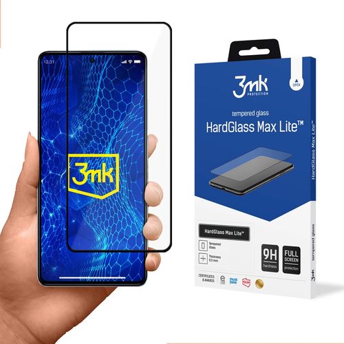 Tempered Glass for Xiaomi Redmi Note 12 5G / Poco X5 5G 9H Series 3mk HardGlass Lite, 3mk Protection 5903108497244 5903108497244