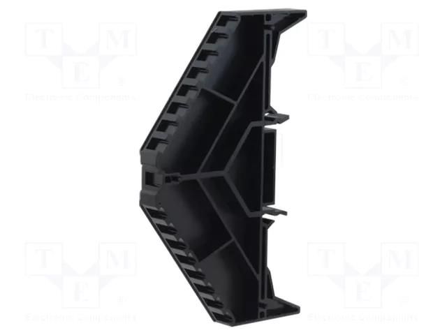 Marker holder; black; TS35 x 15 WEIDMÜLLER BZTPRV8SW35X15