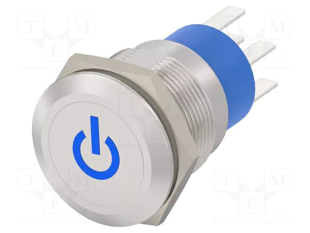 Switch: vandal resistant; Pos: 2; DPST; 3A/250VAC; IP67; OFF-ON TE Connectivity 7-2213766-7