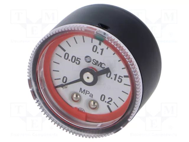 Manometer; 0÷0.2MPa; steel; Thread: R 1/8"; outside; 42.5mm SMC G46-2-01-L
