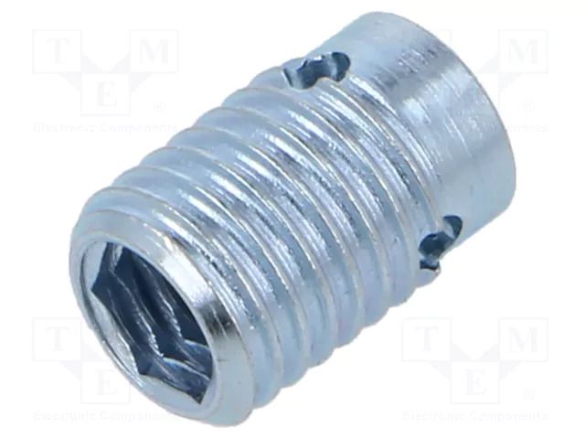 Threaded insert; for profiles; L: 16mm; zinc-plated steel FATH FA-09308801