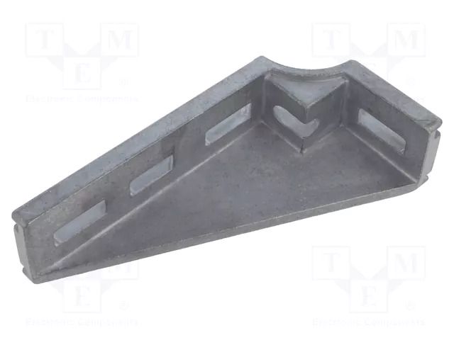 Angle bracket; for profiles; floor; W: 43mm; H: 175mm; L: 86mm FATH FA-093W1751LN10