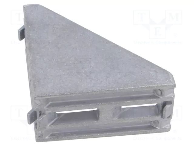 Angle bracket; for profiles; W: 76mm; H: 38mm; L: 76mm; aluminium FATH FA-093W403N08