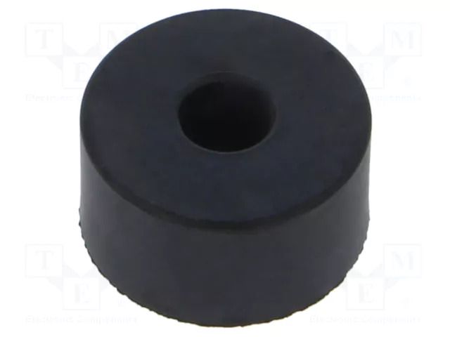 Washer; Base dia: 38mm; zinc plated steel; H: 20mm; Plating: rubber ELESA+GANTER GN438-38-20-5-A-70