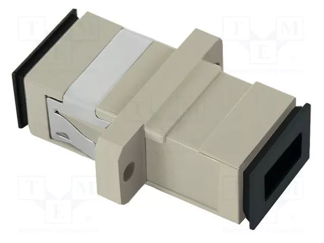Adapter; SC/UPC,both sides; grey QOLTEC QOLTEC-54138