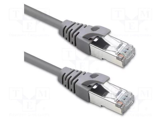 Patch cord; F/UTP; Cat: 5e; RJ45 plug,both sides; stranded; Cu QOLTEC QOLTEC-54526