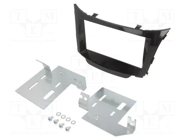 Radio frame; Hyundai; 2 DIN; black gloss 4CARMEDIA RAM-40.427