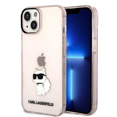 Karl Lagerfeld Ikonik Choupette case for iPhone 14 - pink, Karl Lagerfeld 3666339087166 3666339087166