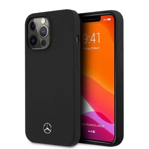 Mercedes MEHMP13XSILBK iPhone 13 Pro Max 6.7&quot; black/black hardcase Silicone Magsafe, Mercedes 3666339060435 3666339060435