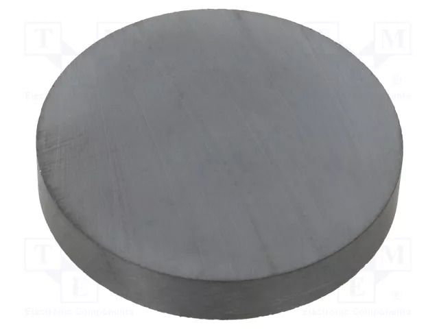 Magnet: permanent; hard ferrite; 24N; Ø: 51mm; H: 8.4mm ELESA+GANTER GN55.2-HF-51-8.4