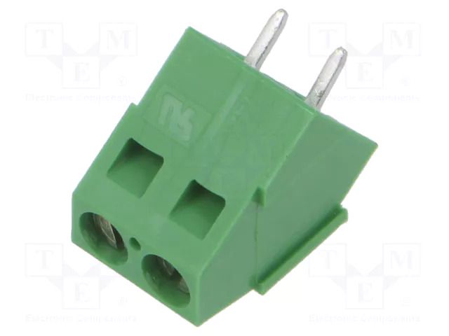 Connector: PCB terminal block; terminal; 17.5A; 300V; angled 45° TE Connectivity 282847-2
