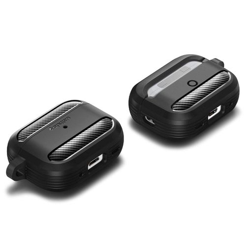 Spigen Rugged Armor Case for Apple AirPods Pro 1 / 2 - Matte Black, Spigen 8809811869002 8809811869002