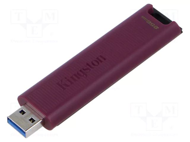Pendrive; USB 3.2 Gen 2; 256GB; R: 1000MB/s; W: 900MB/s; claret KINGSTON TECHNOLOGY DTMAXA/256GB