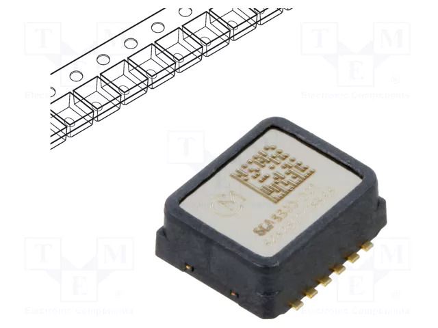 Sensor: accelerometer; Range: 1,5g/3g/6g; 3÷3.6VDC; SMD,SMT Murata Power Solutions SCA3300-D01-1