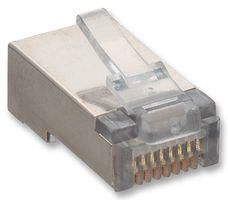 RJ45, MODULAR PLUG, 8 WAY, SHIELDED P 129 S