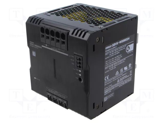 Power supply: switching; for DIN rail; 960W; 24VDC; 40A; OUT: 1 OMRON S8VK-WB96024